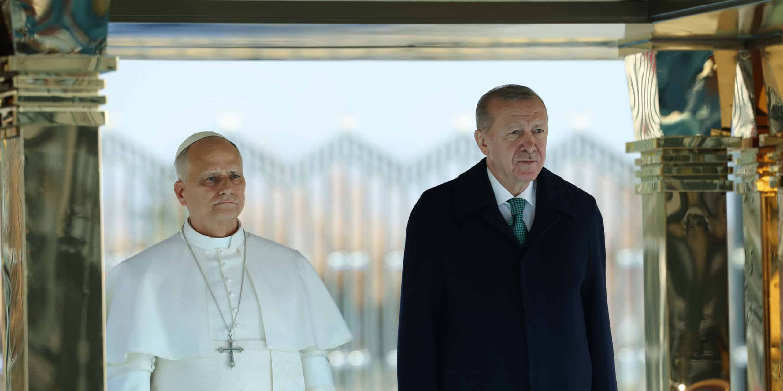 León XIV, con Erdogan