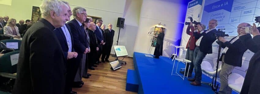 Acto de apertura del foro 'Etica e IA', organizado por la Archidiócesis de Santiago