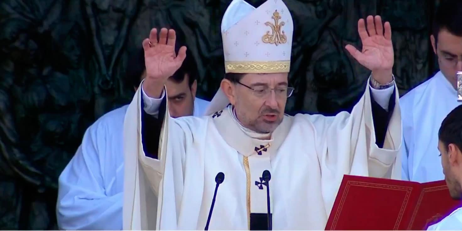 José Cobo, en la misa de la Almudena