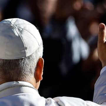 El papa León XIV en la audiencia general