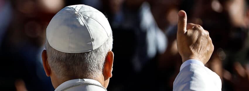 El papa León XIV en la audiencia general