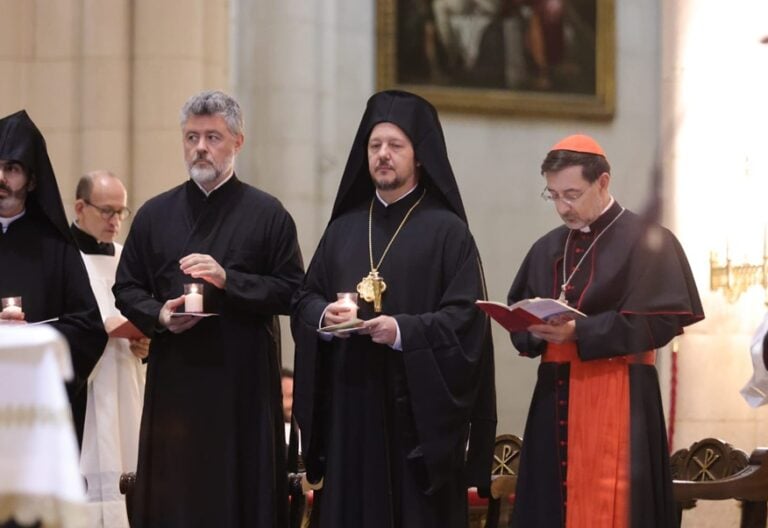 Celebración ecuménica con motivo del Concilio de Nicea en la catedral de la Almudena