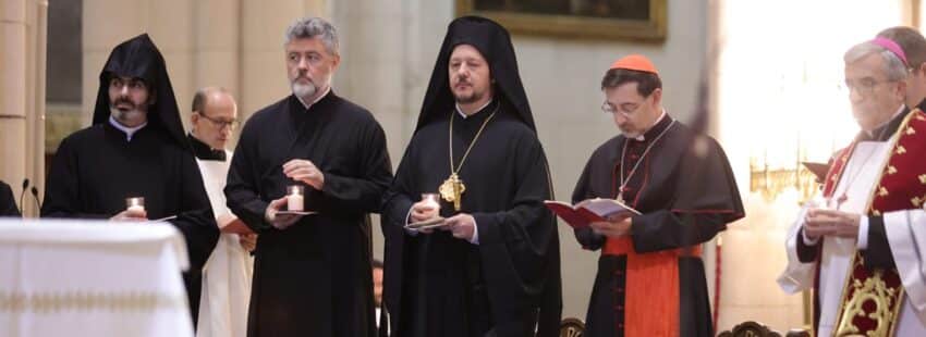 Celebración ecuménica con motivo del Concilio de Nicea en la catedral de la Almudena