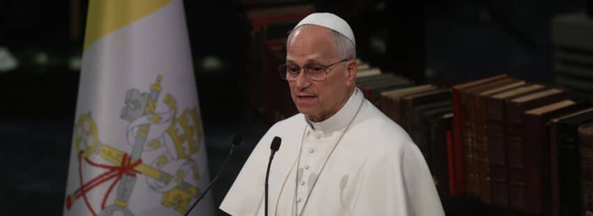 León XIV, en su discurso ante las autoridades, la sociedad civil y el cuerpo diplomático de