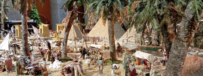 Belén de la Real Casa de Correos en Madrid