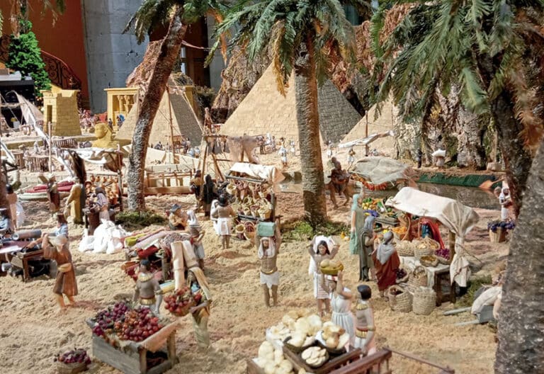 Belén de la Real Casa de Correos en Madrid