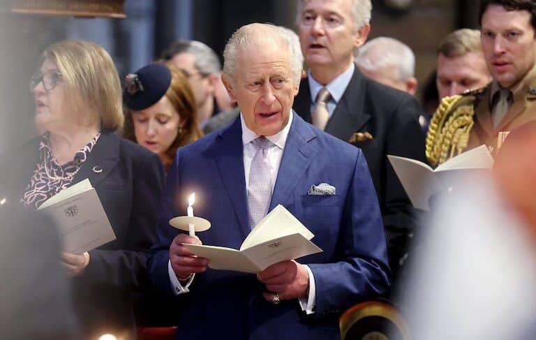 Carlos III en Westminster