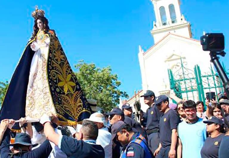 Más de un millón de peregrinos llegaron al Santuario de la Inmaculada Concepción en Lo Vásquez