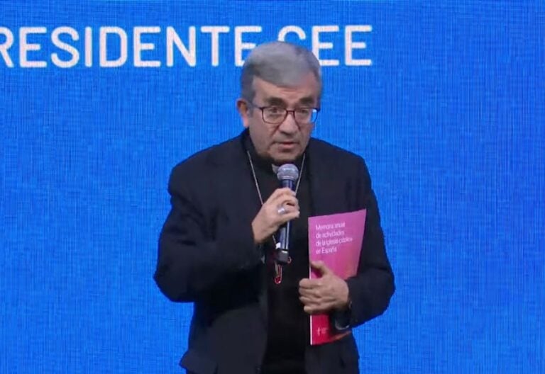 Luis Argüello, en la presentación de la Memoria de Actividades de la Iglesia 2024