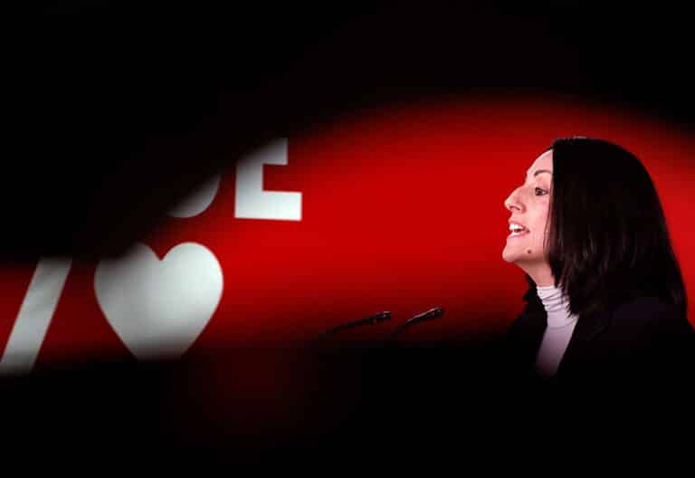 La secretaria de Organización del PSOE, Rebeca Torró.