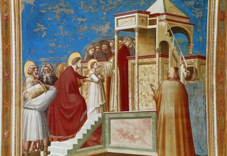 'La presentación de la Virgen María', de Giotto (Capilla Scrovegni)