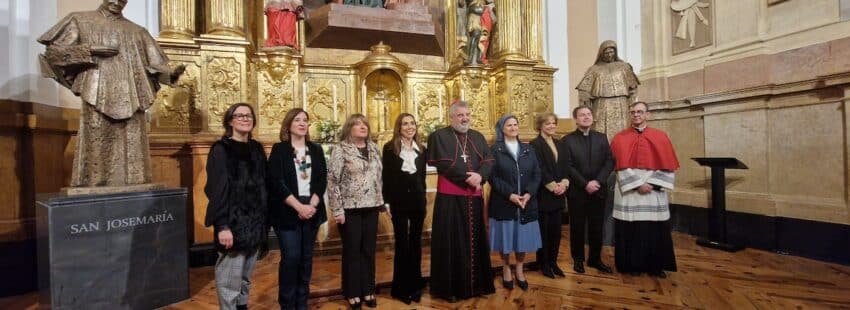La escultura de Santa Genoveva Torres Morales ya está en la Basílica del Pilar