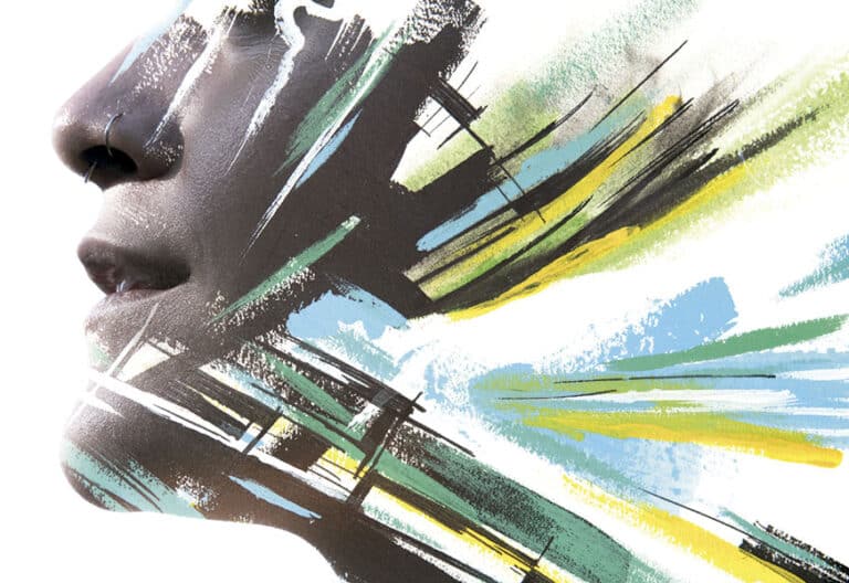 Ilustración rostro de mujer