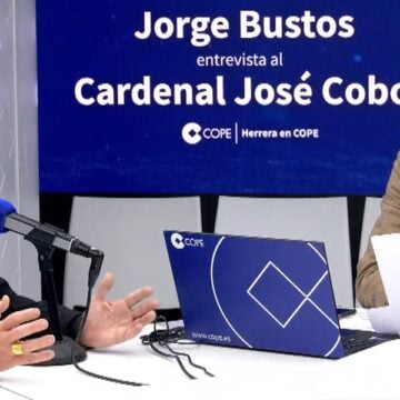 El cardenal José Cobo, en Cope