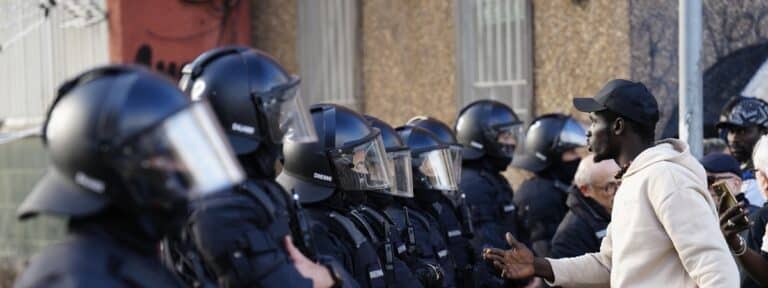 GRAFCAT5904. BADALONA (BARCELONA) (ESPAÑA), 18/12/2025.- Aspecto este jueves del espacio donde el