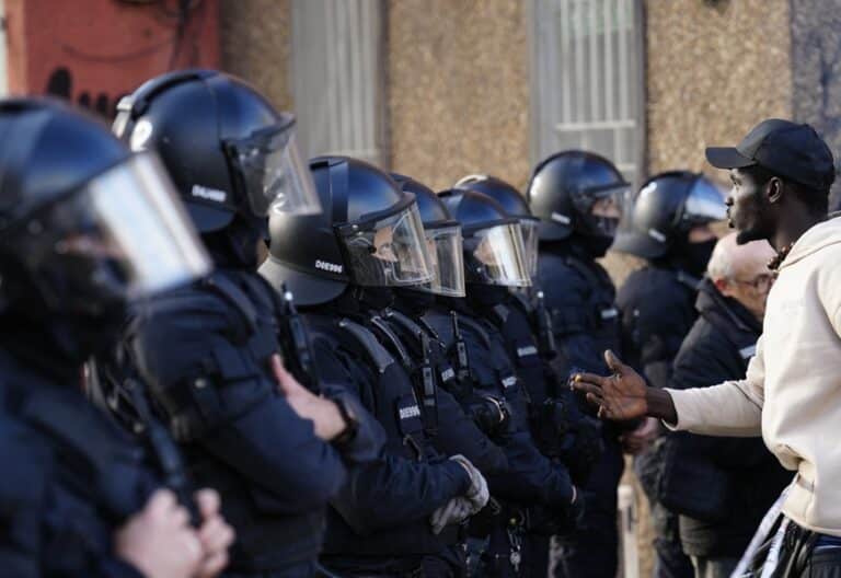 GRAFCAT5904. BADALONA (BARCELONA) (ESPAÑA), 18/12/2025.- Aspecto este jueves del espacio donde el