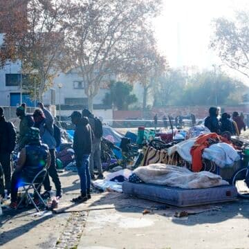 GRAFCAT5904. BADALONA (BARCELONA) (ESPAÑA), 18/12/2025.- Aspecto este jueves del espacio donde el