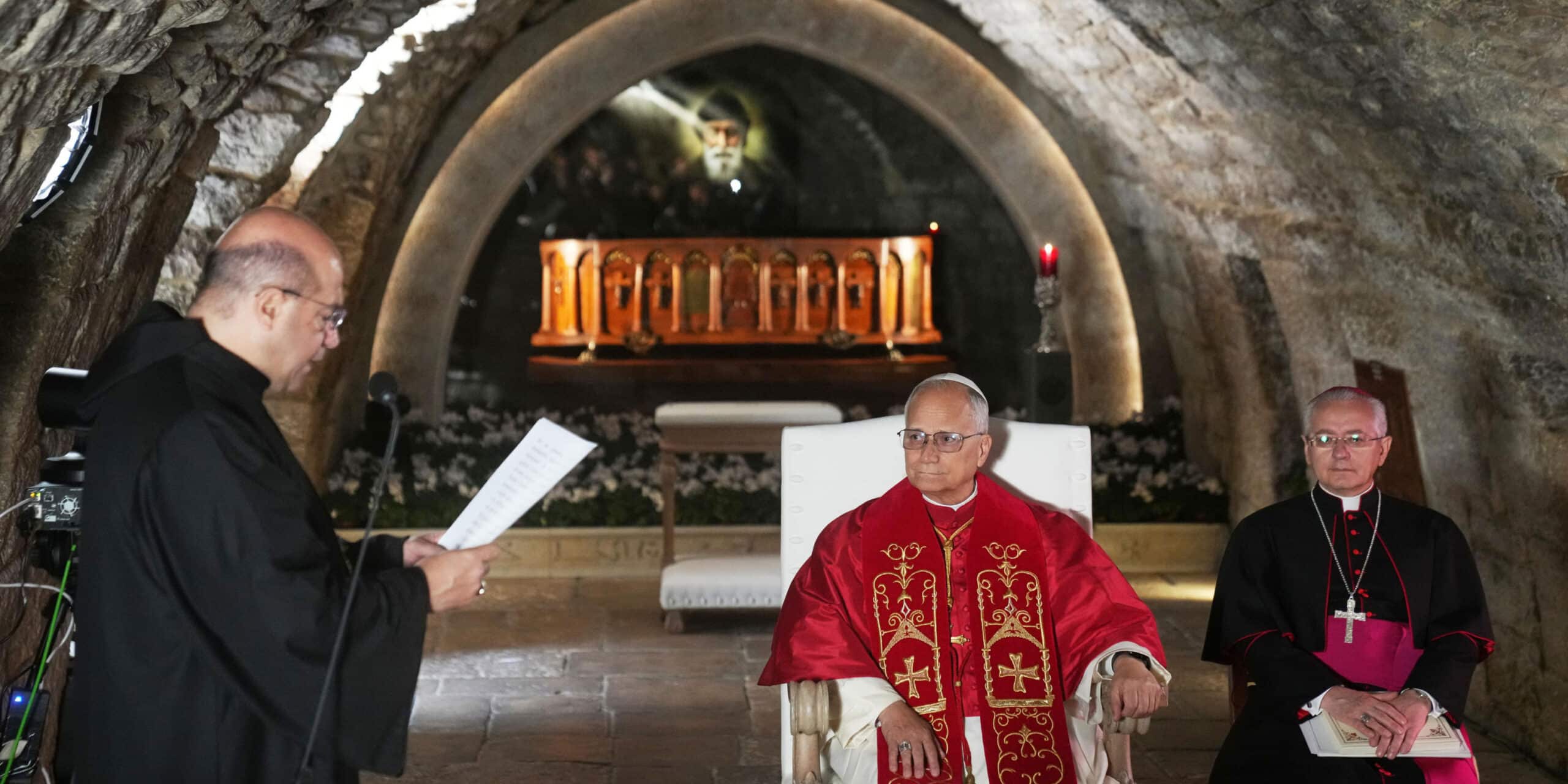 Monasterio de San Marón en Annaya, donde está enterrado el monje maronita san Chárbel