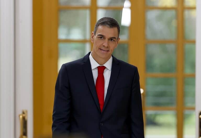 Pedro Sánchez, en la Moncloa