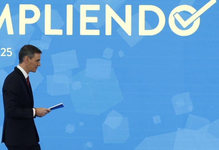 El presidente del Gobierno, Pedro Sánchez