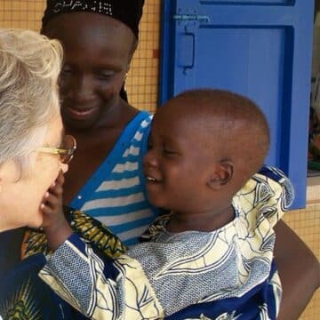 Julia Aguiar, misionera en Benín