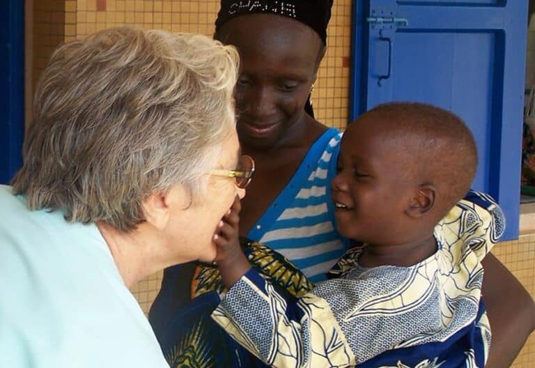 Julia Aguiar, misionera en Benín