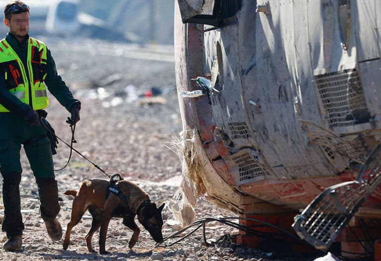 Accidente de tren en Ademuz (Córdoba).