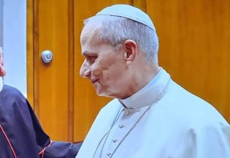 El cardenal Vicente Bokalic se reunió con el papa León XIV