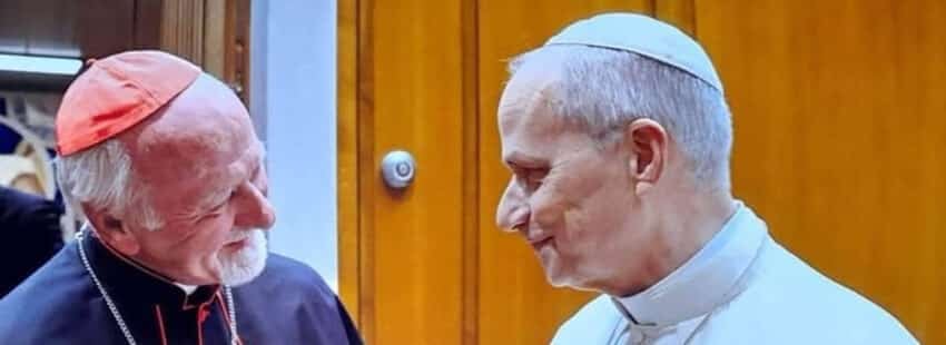 El cardenal Vicente Bokalic se reunió con el papa León XIV