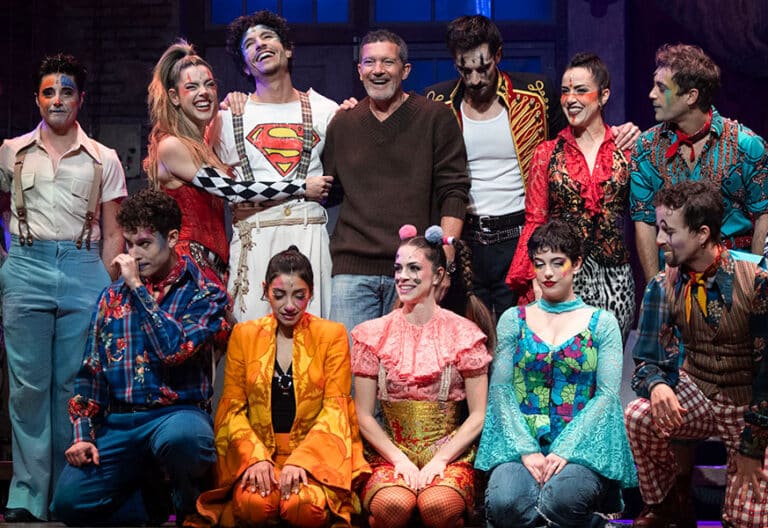 Reparto de Godspell con Antonio Banderas en Madrid