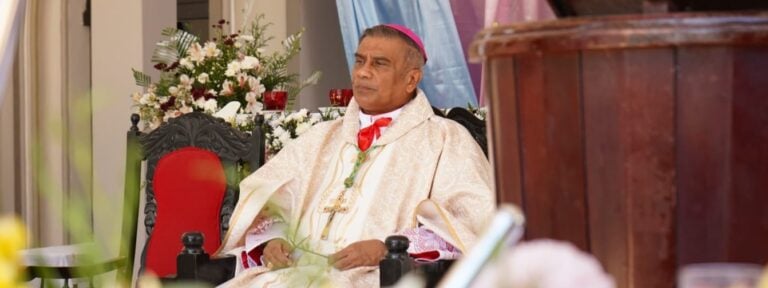 Harold Anthony Perera, presidente del Episcopado de Sri Lanka. Foto: ACN