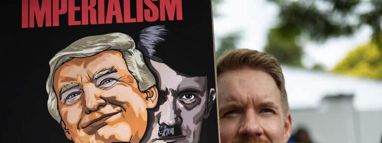 Protestas contra el ataque de Trump a Venezuela