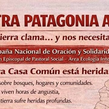 “Nuestra Patagonia Arde”, la Campaña Nacional de Oración y Solidaridad frente a los incendios