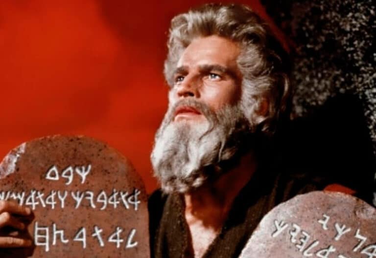 Moisés con las tablas de la Ley