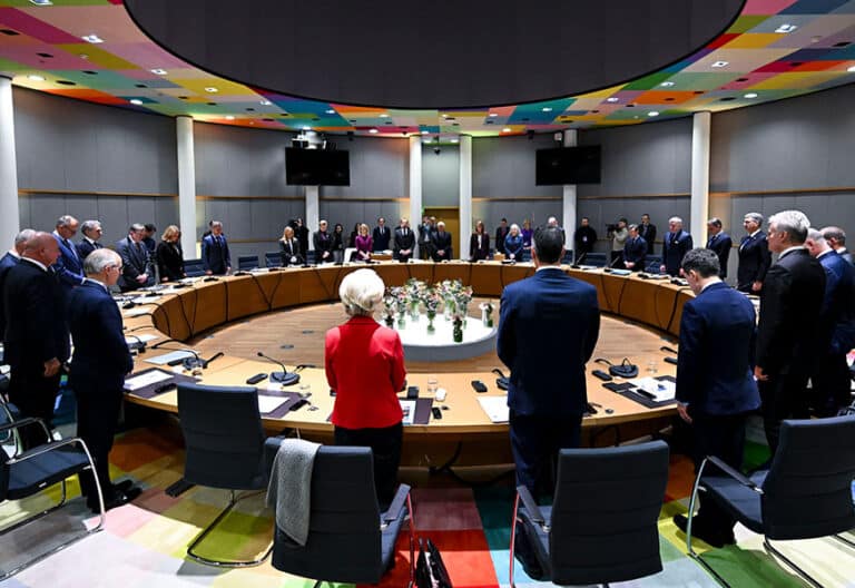 El Presidente del Gobierno Pedro Sánchez participa hoy jueves en el Consejo Europeo Informal que