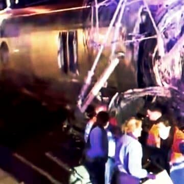 Accidente de trenes en Córdoba