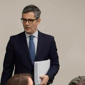 Félix Bolaños, en el Consejo de Ministros