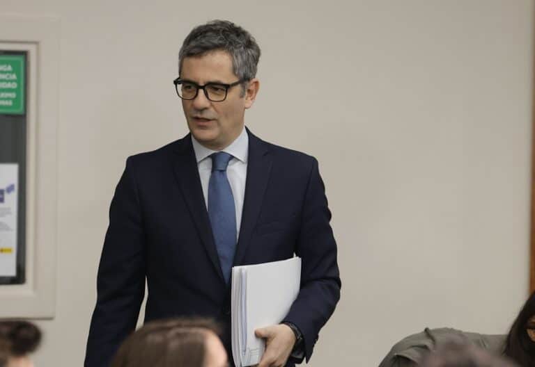 Félix Bolaños, en el Consejo de Ministros