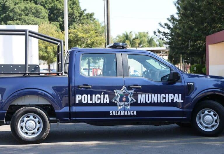 Camioneta de la policía