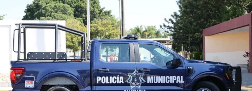 Camioneta de la policía