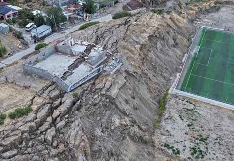 Cáritas de Comodoro Rivadavia se moviliza ante el colapso de un cerro