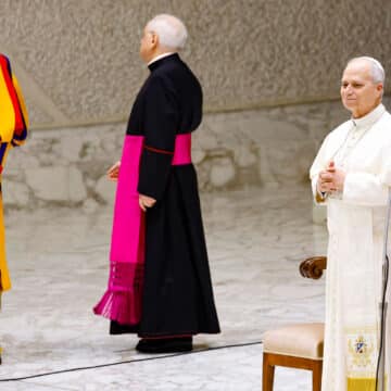 León XIV en la audiencia general
