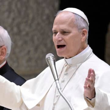 León XIV en la audiencia general