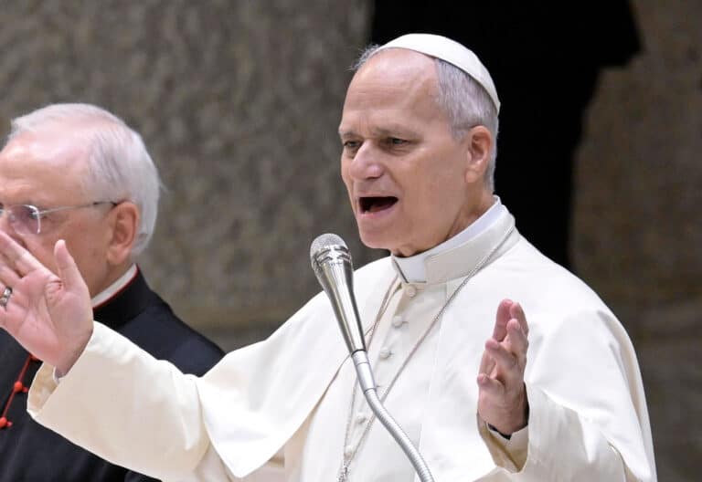 León XIV en la audiencia general