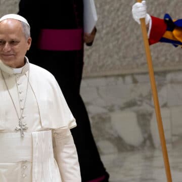 León XIV en la audiencia general