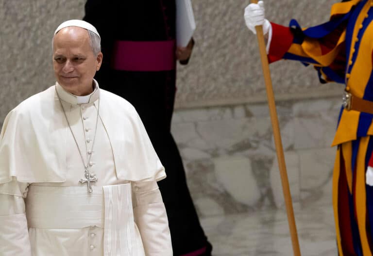 León XIV en la audiencia general