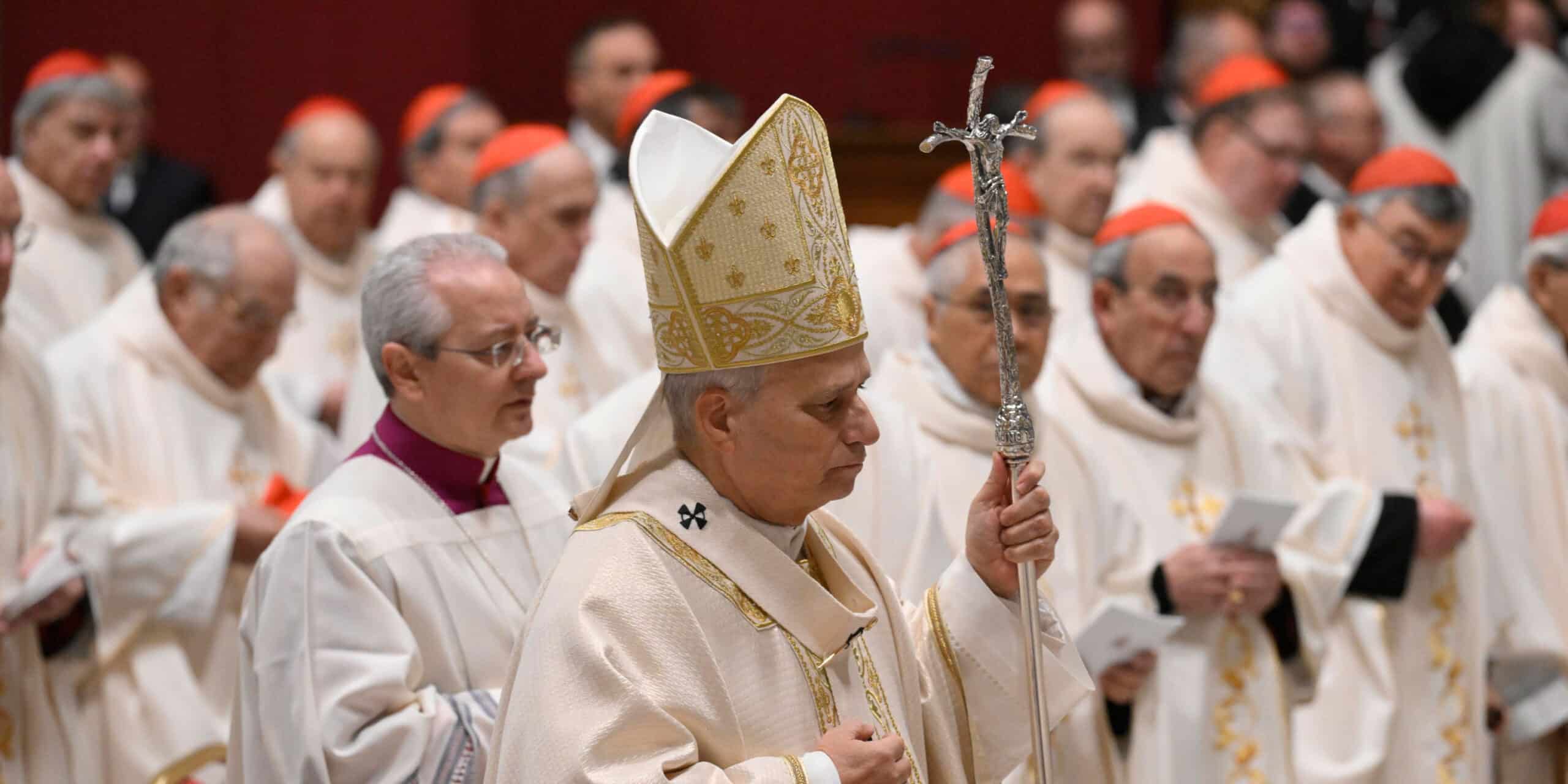 León XIV preside la misa del consistorio extraordinario de cardenales