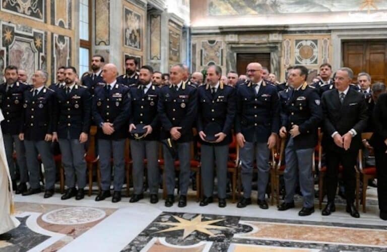 León XIV agradece a la Policía vaticana su labor durante el Jubileo y el cónclave