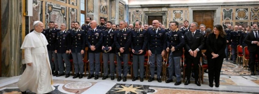 León XIV agradece a la Policía vaticana su labor durante el Jubileo y el cónclave