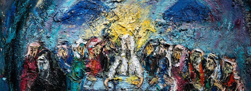 Peris Carbonell, maestro del expresionismo místico, expone en O_LUMEN ‘Por la cruz a la Luz’